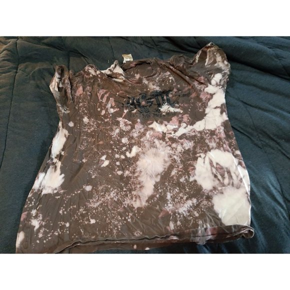 Bleached ACDC T shirt sized XL - Picture 1 of 3